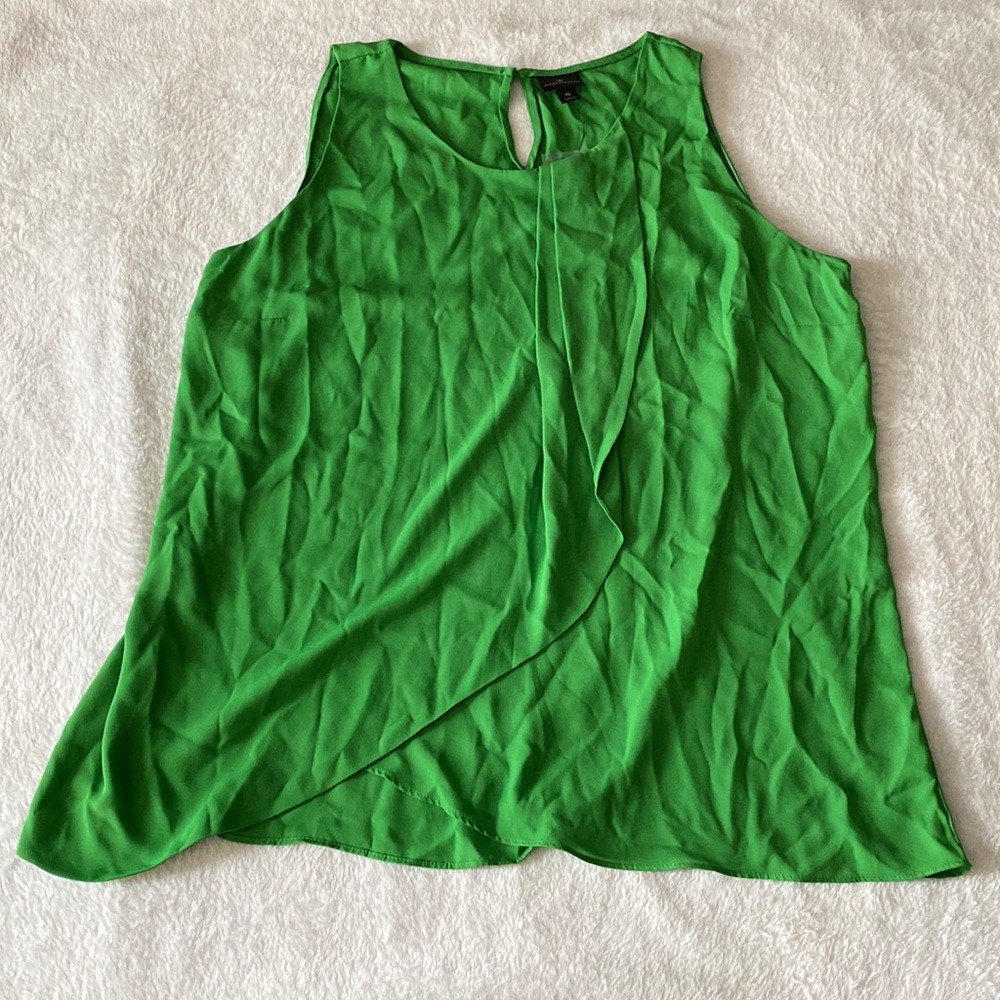Worthington faux wrap sleeveless top (XL)